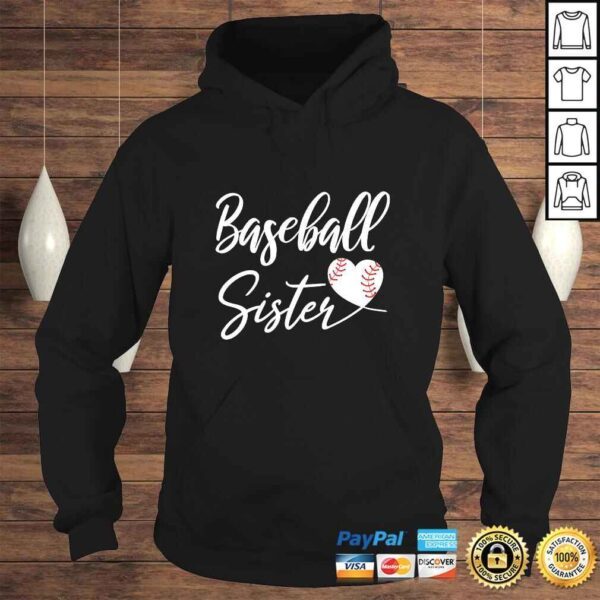 Funny Baseball Sister Gift TShirt - Image 4