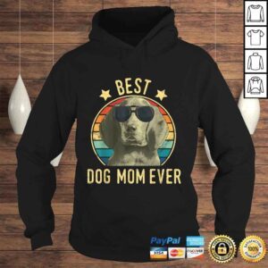 Hoodie Funny Best Dog Mom Ever Redbone Coonhound Mothers Day Tee TShirt