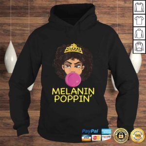 Hoodie Funny Black Girl Magic Gift Bubblegum Melanin Poppin Diva Queen Gift Top