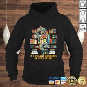 Hoodie Funny Book Reading Chinese Mythology Gift Book Dragon TShirt Gift