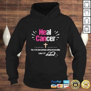 Hoodie Funny Breast Cancer Awareness Shirts Christian Bible Pink Shirt 1