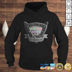 Hoodie Funny Cat Warrior Shield Eyes Funny Shirt Gift for Kids Tee TShirt