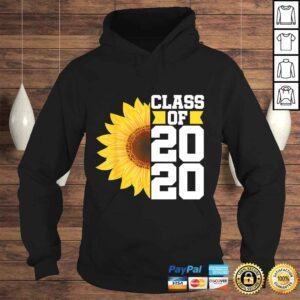 Hoodie Funny Class of 2020 High School Graduation Senior Sunflower Shirt