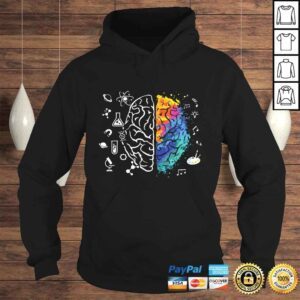 Hoodie Funny Colorful Brain Science And ArShirt