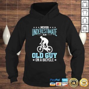 Hoodie Funny Cycling Biking Old Guy on a Bicycle Bike Riding Gift Idea TShirt