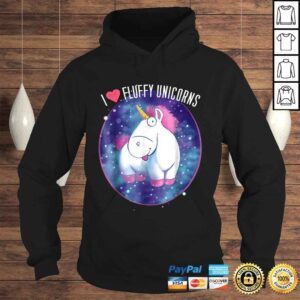 Hoodie Funny Despicable Me Minions I Love Fluffy Unicorns Graphic Shirt