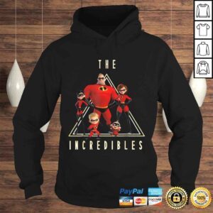 Hoodie Funny Disney Pixar Incredibles Classic Family Shot Graphic VNeck TShirt