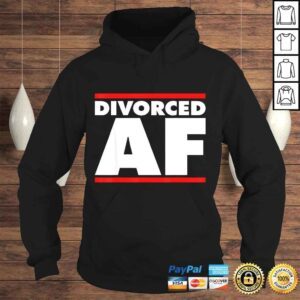 Hoodie Funny Divorced AF Shirt Ex Wife Ex Husband Divorce Tshirt