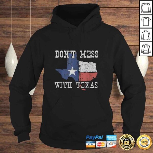 Funny Don't Mess With Vintage Texas Longhorn Lone Star State Tee T-Shirt - Image 4