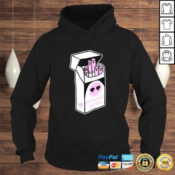 Funny Emotionally Unstable Kawaii Pastel Goth TShirt - Image 4