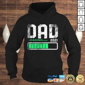 Hoodie Funny Fathers Day Mens Dad Est 2021 Loading Future New Daddy Baby TShirt