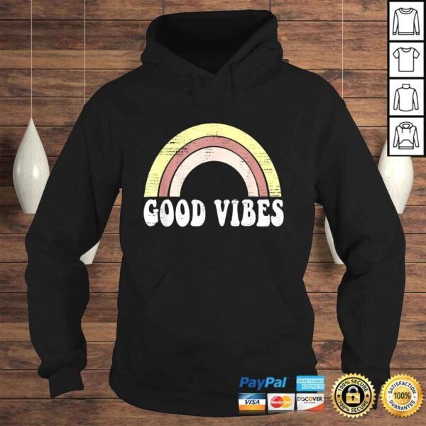 Funny Good Vibes Shirt Women Teen Girls Cute Shirt Top Shirt - Image 4