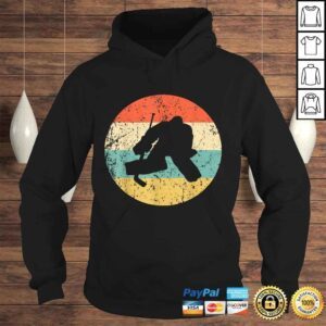 Hoodie Funny Hockey Shirt Vintage Retro Hockey Goalie TShirt