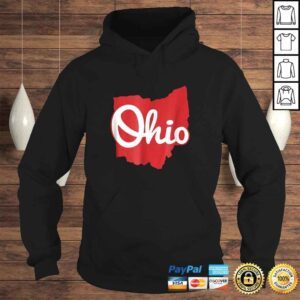 Hoodie Funny I Love My Ohio Home Script Ohio Shirt