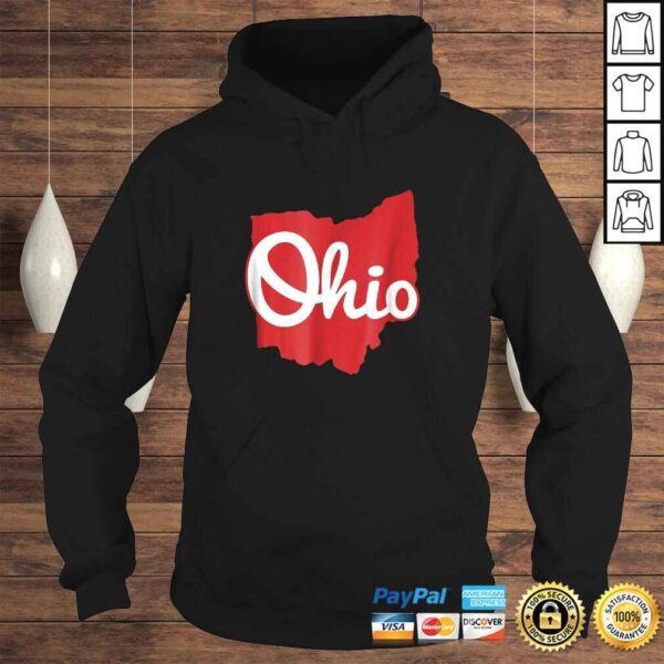 Funny I Love My Ohio Home Script Ohio Shirt - Image 4