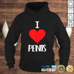 Hoodie Funny I Love Penis Dick Pic Sex Tee TShirt