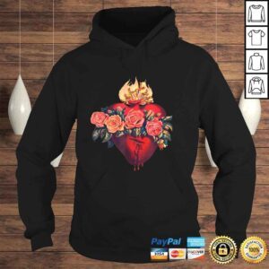 Hoodie Funny Immaculate Heart of Mary Vintage Blessed Catholic Sorrows Shirt