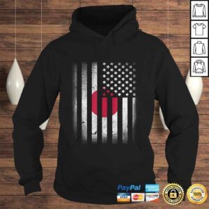 Hoodie Funny Japanese American Flag Japan Usa Cute Oriental Gift TShirt