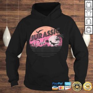 Hoodie Funny Jurassic Park Retro 90s Dinosaur Scene Graphic Shirt