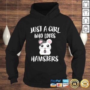 Hoodie Funny Just A Girl Who Loves Hamsters Animal Shirt