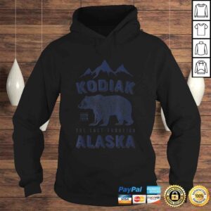 Hoodie Funny Kodiak Alaska Shirt Bear The Last Frontier Bears Vintage Tee TShirt