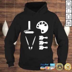 Hoodie Funny Love Art Tools ArtisVNeck TShirt