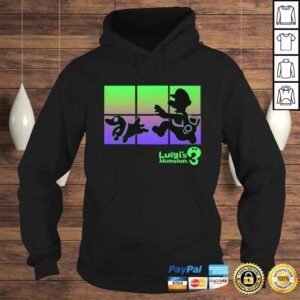 Hoodie Funny Luigis Mansion 3 Luigi And Polterpup Silhouette TShirt