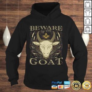 Hoodie Funny Masonic Shirt Beware Of The Goat Funny Freemason TShirt