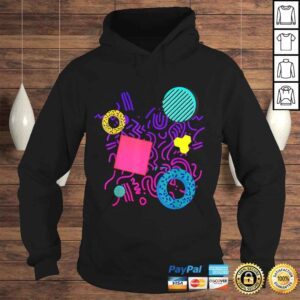 Hoodie Funny Memphis Style Shirt Gift Geometric 90s 80s Pattern Tee Shirt