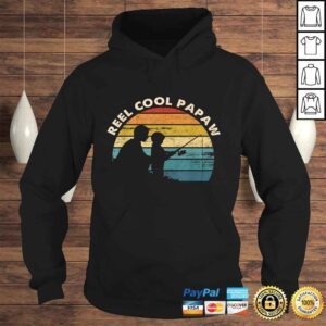 Hoodie Funny Mens Vintage Reel Cool Papaw Fishing Shirt Fathers Day Shirt