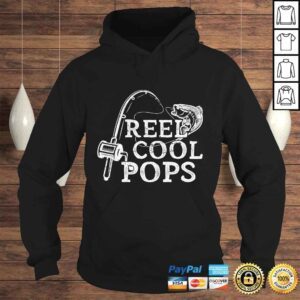 Hoodie Funny Mens Vintage Reel Cool Pops Fishing Gift For Dad or Grandpa VNeck TShirt