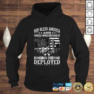 Hoodie Funny Military Wear Red On Fridays Until They All Come Home Shirt