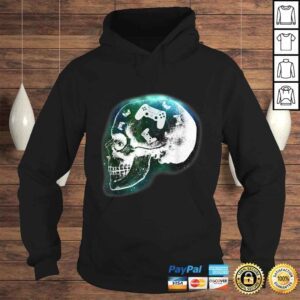 Hoodie Funny Mind Controller Skull Gaming Gamer Mens Boys Teens Gift TShirt