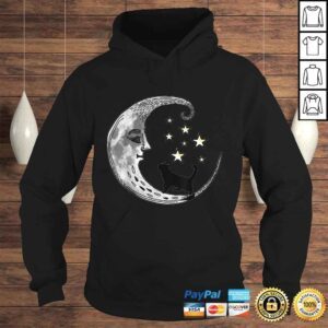 Hoodie Funny Moon and Stars with Black CaGift Top