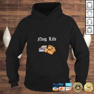 Hoodie Funny Nug Life Funny Chicken Nugget Thug Meme VNeck TShirt