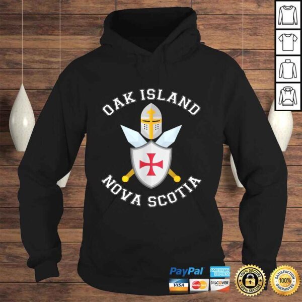 Funny Oak Island Shield Helmet Blades TShirt Gift - Image 4