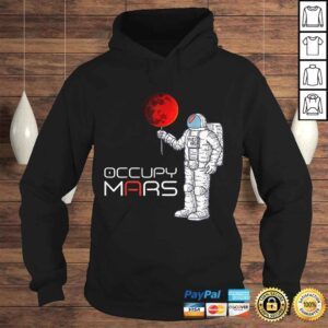 Hoodie Funny Occupy Mars Astronaut Shirt Kids Boys Men Gift Top