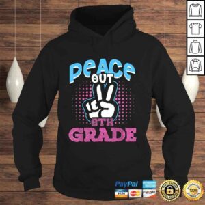 Hoodie Funny Peace Out 8th Grade Shirt First Last Day of School