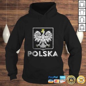 Hoodie Funny Polska Retro Style Tee Poland Shirt Polish Soccer TShirt