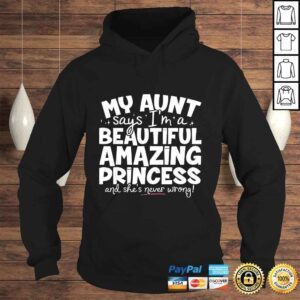 Hoodie Funny Princess Shirt Unique Gift For Niece From Auntie 1