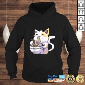 Hoodie Funny Ramen Cat Kawaii Neko Anime Cute Japanese Gift TShirt Gift