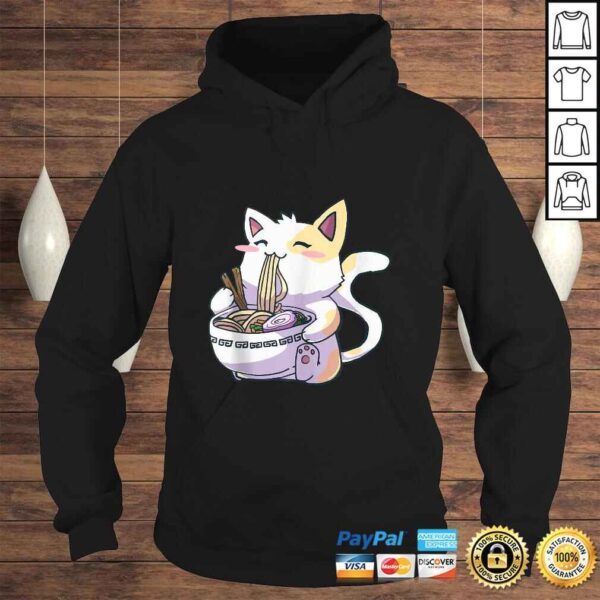 Funny Ramen Cat Kawaii Neko Anime Cute Japanese Gift TShirt Gift - Image 4