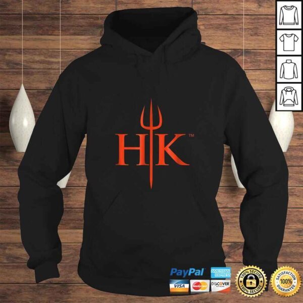 Funny Red Hells Kitchen logo Shirt - Image 4