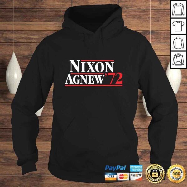 Funny Richard Nixon 72 Retro Presidential Campaign TShirt - Image 4