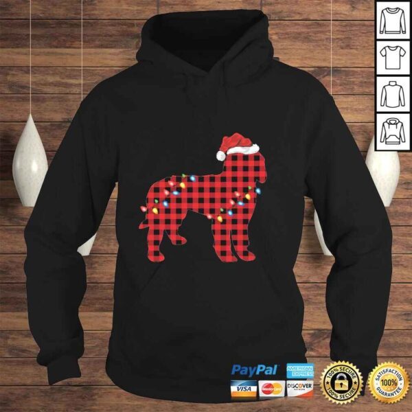 Funny Santa Hat Christmas Goldendoodle Pajama Long Sleeve TShirt - Image 4