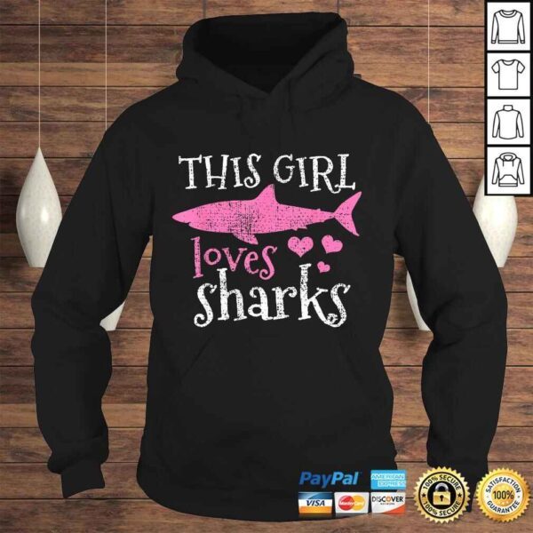 Funny Shark Lover Marine Biologist Animal Vintage Shirt - Image 4