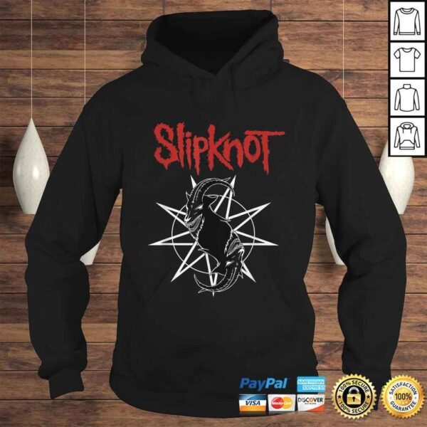 Funny Slipknot Goat Star Logo Shirt - Image 4