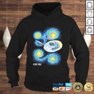 Hoodie Funny Star Trek Original Series Starry Night Paint Graphic Tee TShirt