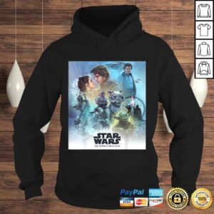 Hoodie Funny Star Wars Celebration Mural Empire Strikes Back Logo Tee Shirt