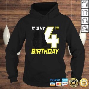 Hoodie Funny Star Wars Darth Vader 4th Birthday Shirt